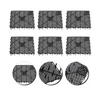 JMORCO Under Gravel Filter for Fish Tank 6pcs Bottom Filter Plate For Aquarium Diy Fish Tank Filtration System Multi-Hole Smooth Edge
