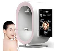 JMOUZHG 13.3 Inch Facial Detection Machine,Facial Skin Testing Machine,3D Skin Analyzer Machine,with 12 Spectra,Skin Moisture Analyzers (B)