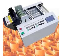 JMOUZHG 250W Electric Tube Cable Pipe Cutting Machine, Automatic Heat-Shrink Tube Cutter,Cutting Width 100mm, for Fiberglass Tube, Cable