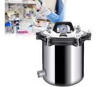 JMOUZHG 8/12/18/24L Portable Autoclave Sterilizer with Deflate Valve and Safety Valve,Universities Autoclave Equipment (24l)