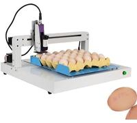 JMOUZHG Automatic Egg Coder Machine - Inkjet Printer for Logos, Text, Dates & QR Codes on Eggs - for Poultry Farms & Food Packaging
