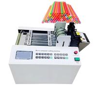 JMOUZHG Automatic Heat-Shrink Tube Cutter, 250W,1-100mm Cutting Width, 0.1mm-99999.9mm Length,for Sleeve Rubber/Plastic Tube