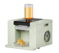 JMOUZHG Commercial Shaved Ice Machine, Snowflake Ice Maker with Intelligent Speed Regulation, Stainless Steel Spindle (Light Green)