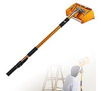 JMOUZHG Drywall Flat Finishing Box Tool 10" with Adjustable Handle(38.58"-76.86") Professional Sheetrock Wallboard,for Plasterboard, Wallboard