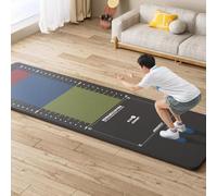 JMOUZHG Indoor Standing Long Jump Mat for Home, Adult Jump Rope Training Pad, Jumping Measuring Equipment, Gym Exercise Practice (Adult)