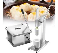 JMOUZHG Manual Bun Making Machine, Semi-automatic Bun Making Machine, 400-500pcs/h, for large meat buns, milk buns, custard buns,fried buns etc (mediumfilmcup)
