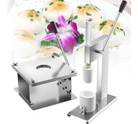 JMOUZHG Manual Bun Making Machine, Semi-automatic Bun Making Machine, 400-500pcs/h, for large meat buns, milk buns, custard buns,fried buns etc (Mediumfilmcup)