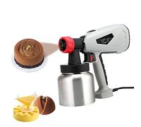 JMOUZHG Portable Airbrush for Decorating Cakes,Dessert Electric Mousse Cake Sprayer Chocolate Spray Gun Pastry Sprayer Equipped