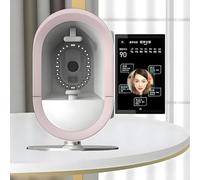 JMOUZHG Skin Analyzer Device Facial Scanner Analyzer Skin Testing Machine,3D Digital Skin Analyzer Detector for Home and Professional (B)
