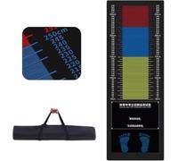 JMOUZHG Standing Long Jump Mat, 4MM Carpeted Long Jump Mat, Thick Carpeted Jump Rope Mat for Physical Training, School Long Jumping Tester (300cm*90cm)