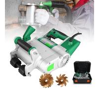 JMOUZHG Wall Groove Cutting Machine, Electric Wall Chaser,1100W Cutting Slotting Machine, Handheld Channels Cutter Machine with 25mm Blades