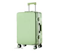 JMOZHCD Carry-on Rolling Luggage Women's Password Travel Suitcase with Silent Wheels Trolley Luggage Bag (En8 26 inch)