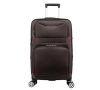 JMOZHCD Hand Luggage Oxford Cloth Boarding Rolling Suitcase Large Travel Bag with Wheels Zipper Rolling Luggage Suitcase (Coffee 20 inch)