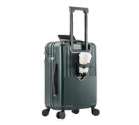 JMOZHCD Large Capacity Luggage Set Suitcase Front Opening Unisex Carry-On Travel Suitcase (En8 24 inch)