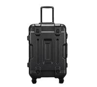 JMOZHCD Large Capacity Suitcase Aluminum Frame Stylish Zipper Rolling Suitcase Silent Shockproof Trolley Case Zipper Case (Aluminum Frame 28)