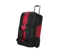 JMOZHCD Large Capacity Trolley Bag with Wheels Storage Bag Hand Luggage Travel Luggage Bag Oxford Rolling Suitcase (Red 32 inch)