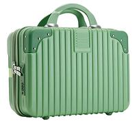 JMOZHCD Lightweight 14-inch Luggage Trolley Case Multifunctional Partition Female Student Password Box Hard Shell Travel Trolley Case (C)