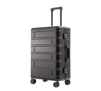 JMOZHCD Luggage Code Rolling Suitcase Luxury Travel Suitcase Trolley Case Storage Organizer (Black 28)