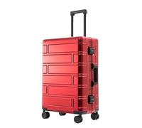 JMOZHCD Luggage Code Rolling Suitcase Luxury Travel Suitcase Trolley Case Storage Organizer (Red 24)