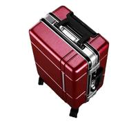 JMOZHCD Luggage Thickened Aluminum Frame Luggage Bag Wheel Large Capacity Travel Bag Cabin Case (B 26)