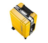 JMOZHCD Luggage Thickened Aluminum Frame Luggage Bag Wheel Large Capacity Travel Bag Cabin Case (C 28)