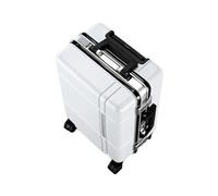 JMOZHCD Luggage Thickened Aluminum Frame Luggage Bag Wheel Large Capacity Travel Bag Cabin Case (E 20)