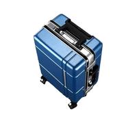 JMOZHCD Luggage Thickened Aluminum Frame Luggage Bag Wheel Large Capacity Travel Bag Cabin Case (G 22)