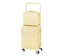 JMOZHCD Multifunctional Wide Trolley Suitcase for Women Travel Cabin Suitcase with Cup Holder Combination Suitcase Set (One Set 20)