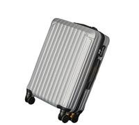 JMOZHCD Rolling Luggage Travel Code Luggage 20/24/28 Inch Spinner Wheels Large Capacity Suitcase (Silver 28)