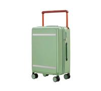 JMOZHCD Travel suitcases, leisure wide trolley suitcases, stylish and simple suitcases, large cabin suitcases, hard shell expandable suitcases (En8(zipper Style) 20)
