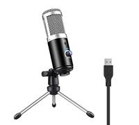 JMOZHCD USB Microphone, Sensitive Sound Pickup, Good Noise Reduction Effect, Noise Reduction Microphone for Computer and Mobile Phone Games