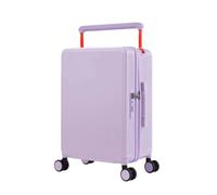 JMOZHCD Wide Handle Suitcase Rolling Suitcase Men's Travel Bag Boarding Code Trolley Suitcase (Zipper C 24)