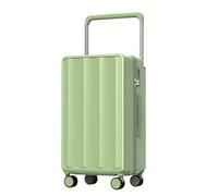 JMOZHCD Wide Trolley Suitcase for Women Travel Luggage Multifunctional Large Capacity Password Suitcase (En8 24)