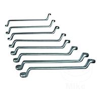 JMP Double Ring Spanner Kit Cranked 8 Tlg 6-22mm