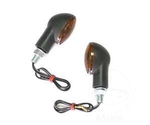 JMP Mini Indicator Cateye Short Black Tinted Glass