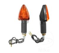 JMP Mini Indicator Triangle Look Long Stem - Orange Glass
