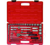 JMP Set of 82 multipoint socket wrenches 1/4-1/2