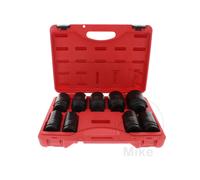 JMP Set of 9 long version bihexagonal impact socket wrenches 3/4 24-46 MM