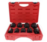 JMP Set of 9 short version bihexagonal impact socket wrenches 3/4 JM 24-46 MM