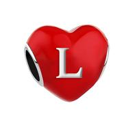 JMQJewelry Compatible with Pandora Bracelets L Initials Letter L Alphabet Dangle Charms for Bracelets
