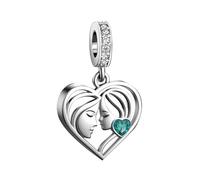 JMQJewelry Grandma Heart Birthstone Blue December Charms for Bracelet Compatible with Pandora Bracelets Anniversary Halloween