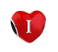JMQJewelry I Love You to the moon and Back Womens Bead Charm I Initials Letter Alphabet Fit Pandora Charms for Bracelets