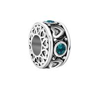 JMQJewelry Mama Bear Blue December Months Color Birthstone Birthday Charm Compatible with Pandora Bracelets Graduation 2025