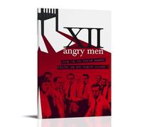 JMQPMDU 12 Angry Men Classic Movie Popular TV Series Canvas Poster Wall Art Decorative Painting Bedroom Painting Posters 24x36inch(60x90cm) Frame-style