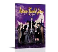 JMQPMDU Addams Family Values Classic Movie Popular TV Series Canvas Poster Wall Art Decorative Painting Bedroom Painting Posters 16x24inch(40x60cm) Frame-style
