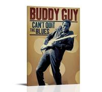 JMQPMDU Buddy Guy Great Singer And Band Canvas Poster Wall Art Decorative Painting Bedroom Painting Posters 24x36inch(60x90cm) Frame-style