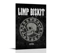 JMQPMDU Limp Bizkit Great Singer And Band Canvas Poster Wall Art Decorative Painting Bedroom Painting Posters 16x24inch(40x60cm) Frame-style