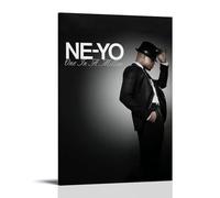 JMQPMDU Ne-Yo Great Singer And Band Canvas Poster Wall Art Decorative Painting Bedroom Painting Posters 16x24inch(40x60cm) Frame-style