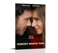 JMQPMDU Nobody Wants This Classic Movie Popular TV Series Canvas Poster Wall Art Decorative Painting Bedroom Painting Posters 20x30inch(50x75cm) Frame-style