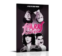 JMQPMDU The Sparks Brothers Classic Movie Popular TV Series Canvas Poster Wall Art Decorative Painting Bedroom Painting Posters 20x30inch(50x75cm) Frame-style